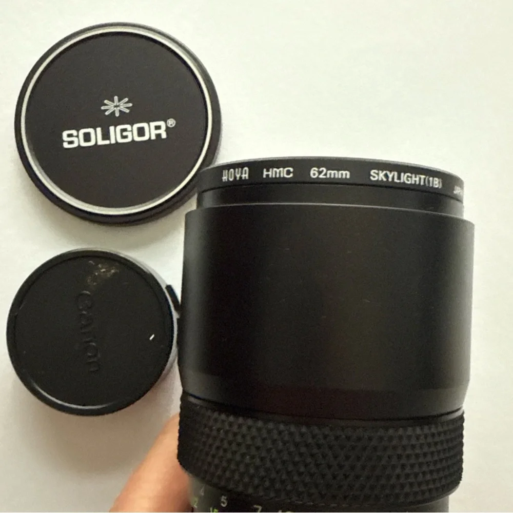 Soligor No. 3775754 F=85-205mm 1: 3.8 Japan Lens W/case & Hoya Filter